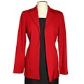 Austin Reed Women's Petite Red Wool Gabardine Jacket