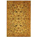 Handmade Sage Gold Rug (6' x 9')