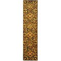 Tabriz Olive Runner Rug (2'3 x 12')