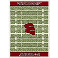 Wisconsin Badgers College Football Rug (3'3 x 5'4)