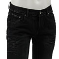 Illegal Men's Bootcut Black Wash Jeans