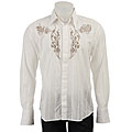 Jimi Hendrix Men's Summer Night Long-sleeve Woven Shirt