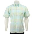 FINAL SALE Alex Cannon Men's Short-sleeve Gingham Shirt