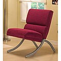 Rialto Raspberry Armless Chair