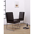 Adam Dark Brown Leather Dining Chair
