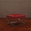 Burnt Red Milano Ottoman