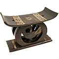 Handmade Ashanti 'Sankofa' Stool (Ghana)