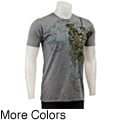 Majesty & Royalty Men's 'Quique Amavit Wings and Skulls' T-shirt