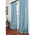 Signature Sea Mist Faux Silk Taffeta Curtain Panel (50 in. x 108 in.)