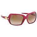 Spy Dynasty Women's Fuchsia/ Bronze Faded Lens Sunglasses