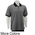 Andrew Fezza Men's Drop Needle Jacquard Polo