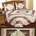 Dempsey Hand-crafted Patchwork Quilt Set