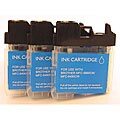 Brother LC-65C Cyan Inkjet Cartridges (Pack of 3)