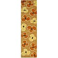Daisy Gold New Zealand Wool Runner (2'6 x 10')