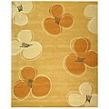Daisy Gold New Zealand Wool Rug (9'6 x 13'6)