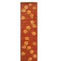 Rust New Zealand Wool Summer Rug (2'6 x 10)