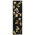 Autumn Black New Zealand Wool Rug (2'6 x 8')
