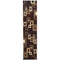 Gala Brown New Zealand Wool Rug (2'6 x 14')