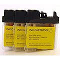 Brother LC-65Y Compatible Yellow Inkjet Cartridges (Pack of 3)
