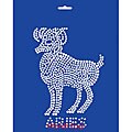 Kandi Korp Hotfix Crystal Style Aries Stencil