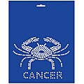 Hotfix Crystal Style Cancer Stencil