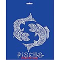 Kandi Korp Hotfix Crystal Style Pisces Stencil