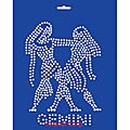 Kandi Korp Hotfix Crystal Style Gemini Stencil