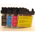 Brother LC-65 Compatible 4-color Inkjet Cartridges (Pack of 4)