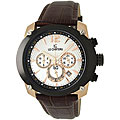 Le Chateau Men's Gunmetal/ Rose Gold Sports Watch