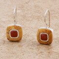 Sterling Silver and Jasper Earrings (USA)