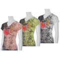 Everyday Brand Junior's Embellished V-neck Top