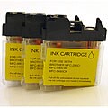 Brother LC-61 Compatible Yellow Inkjet Cartridges (Pack of 3)
