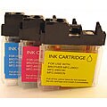 Brother LC-61 Compatible Inkjet Color Combo Cartridges (Pack of 3)