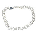 Sterling Silver 7-inch Classic Charm Bracelet