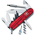 Swiss Army 'Cybertool' Ruby Translucent 29-tool Pocket Knife