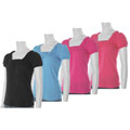 Vine Brand Junior's Cap-sleeve Ruched Shirt