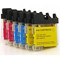 Brother LC-65 Color Combo Inkjet Cartridges (Pack of 6)