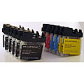 Brother LC-65 Color Combo Inkjet Cartridges (Pack of 12)