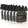 Brother LC-61 Black Inkjet Inkjet Cartridges (Pack of 6)