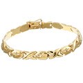 14k Gold Overlay Stampato Bracelet