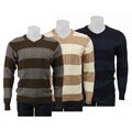 Oscar de la Renta Men's V-neck Cable Knit Sweater