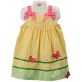 Rare Editions Toddler Girl's Checked Seersucker Butterfly Dress