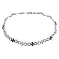 10k Gold 3/4ct TDW Black and White Diamond Bracelet (J-K, I3)