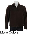 Sean John Men's Wool Blend Motorcycle Jacket