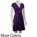 Tammy Mars Women's Short-sleeve Empire Waist Dress