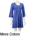 Tammy Mars Women's 3/4-sleeve Pleated Dress