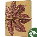 Fair Trade Wrap-around Leaf Imprint Journal (India)