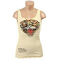 Ed Hardy Women's Intimates Yellow/ Tiger Tank Top