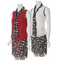 Adi Designs Plus Size 3-piece Sleeveless Skirt Set