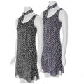 Adi Designs Sleeveless Dress with Scarf
